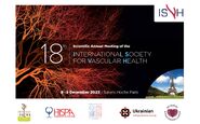 U Parizu će se održati 8. i 9. decembra 2023.godine  18. naučni godišnji sastanak Međunarodnog društva za vaskularno zdravlje (ISVH®) 